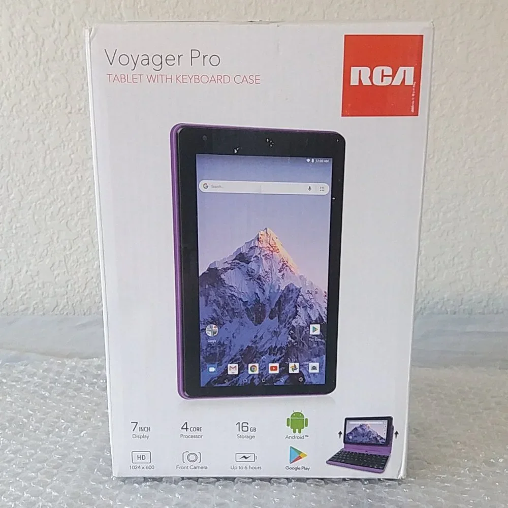RCA Voyager Pro Tablet W/ Keyboard Case, 7